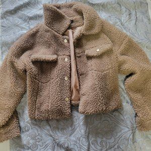 Shein size small teddy coat